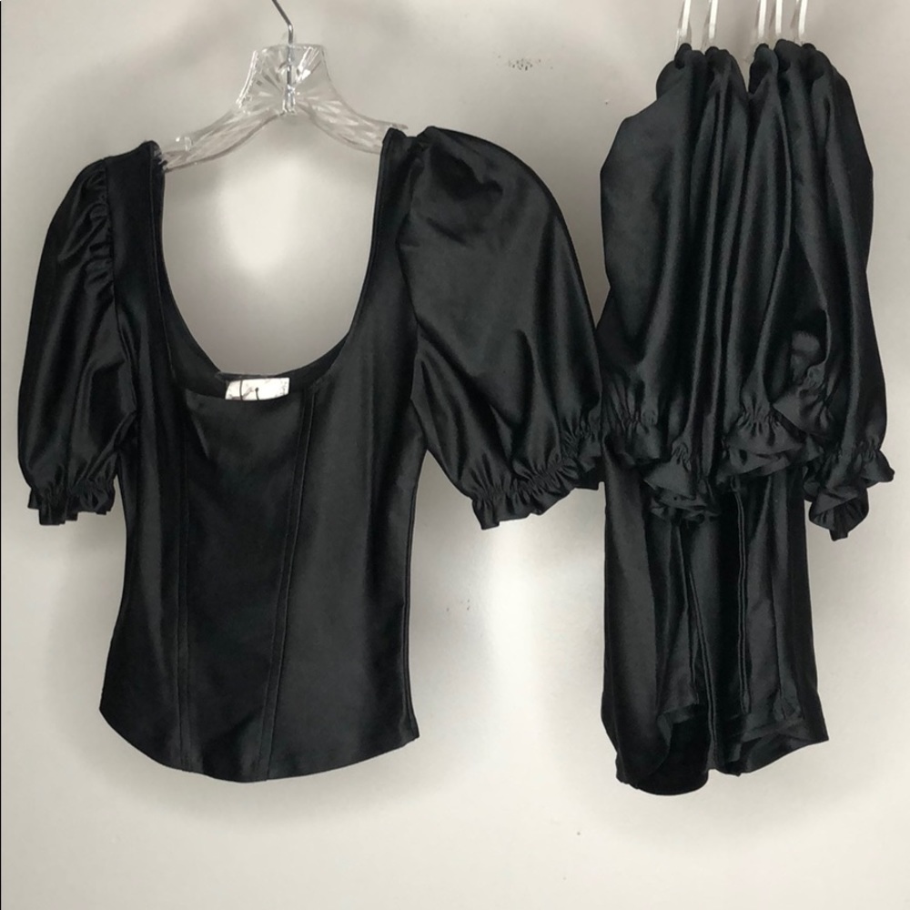 BLACK CORSET TOP - Picture 3 of 5